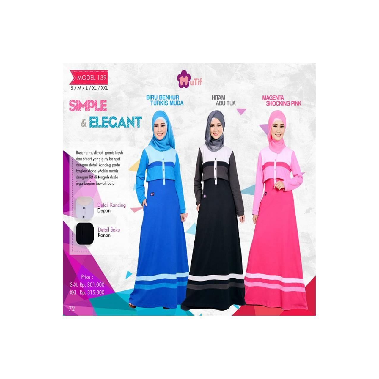 BAJU GAMIS KAOS MUSLIMAH MURAH MUTIF M-139