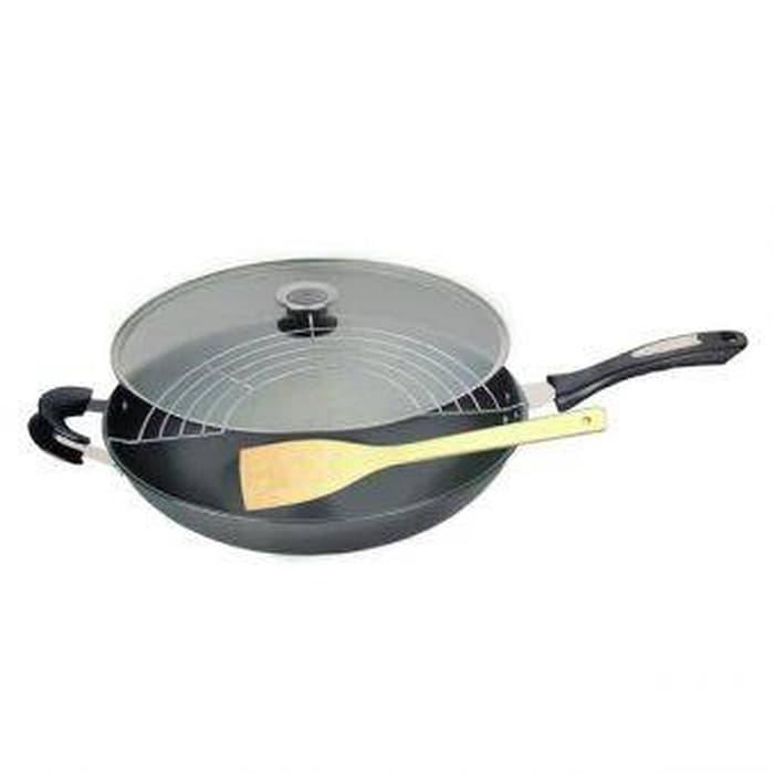 Original Airlux MP 1032 Magic Pan Panci Wok Wajan Penggorengan Teflon 32 cm