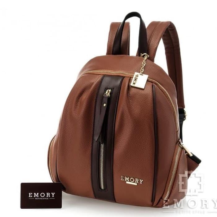 Sedang Diskon!! Emory Bolivia Tas Ransel Multifungsi BaC-KpaC-K Multifungsi Ransel - Cokelat Tua - ready stoC-K