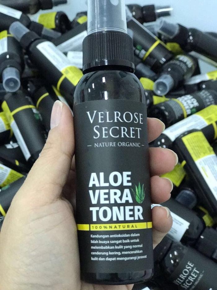 Ready Stock Toner Wajah BPOM Velrose Secret Nature Organic - ALOEVERA