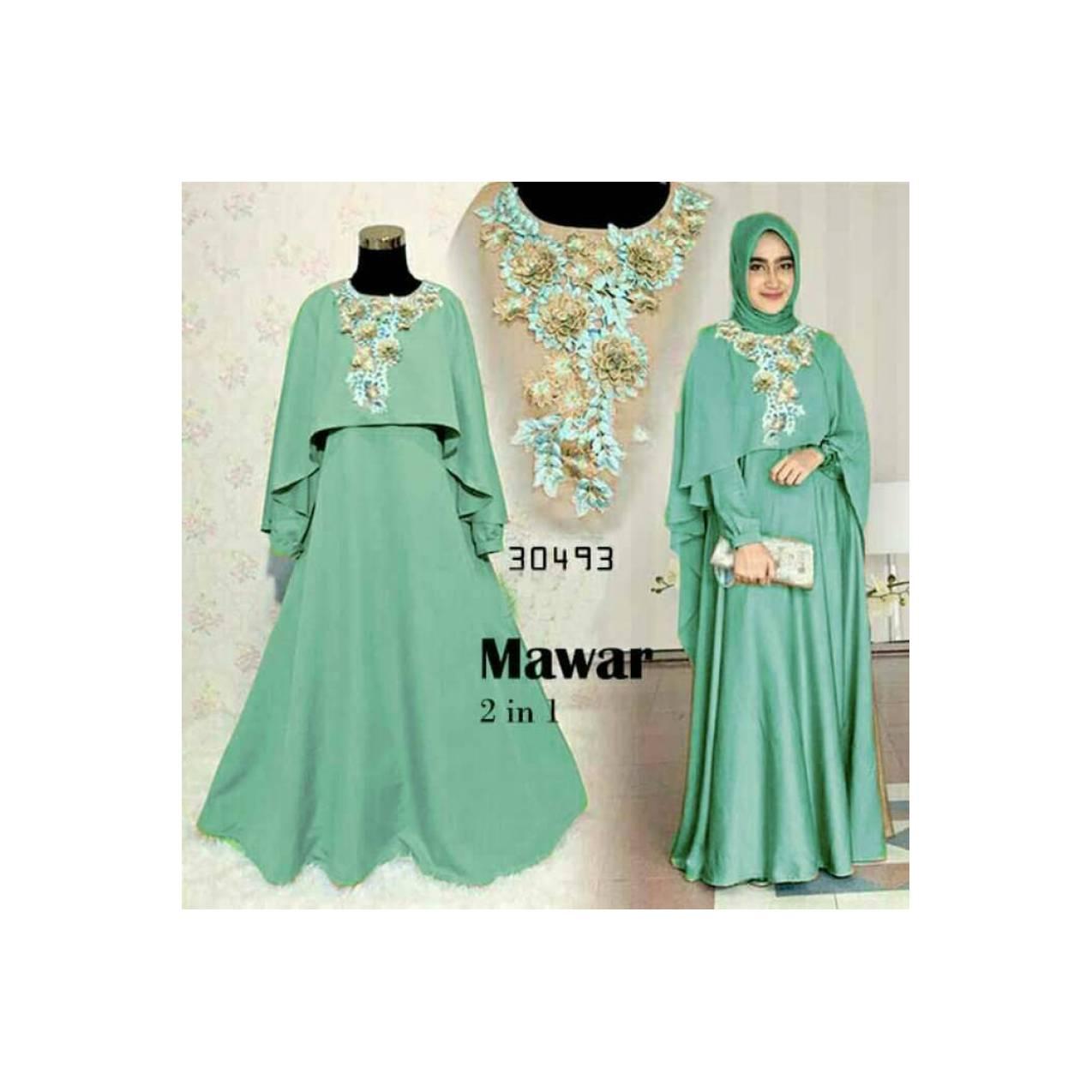 Mawar 2 in 1 abu mint