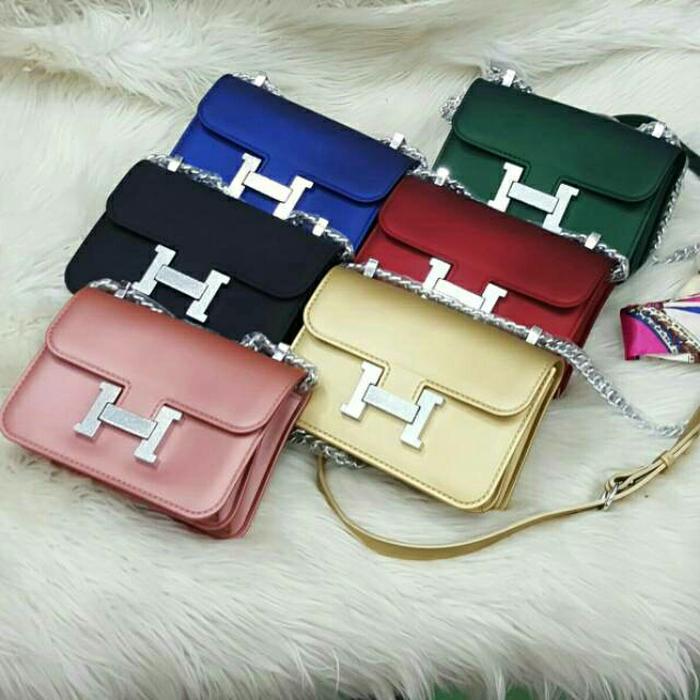 DISKON Tas Jelly matte Hermes Mini Ukuran 20cm