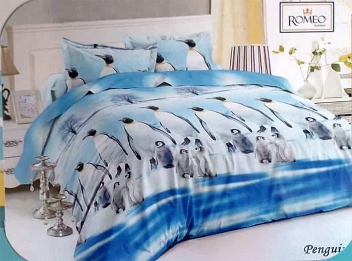PALING DICARI Bedcover Romeo ukuran 180 x 200 / King / No.1 - Penguin TERLARIS