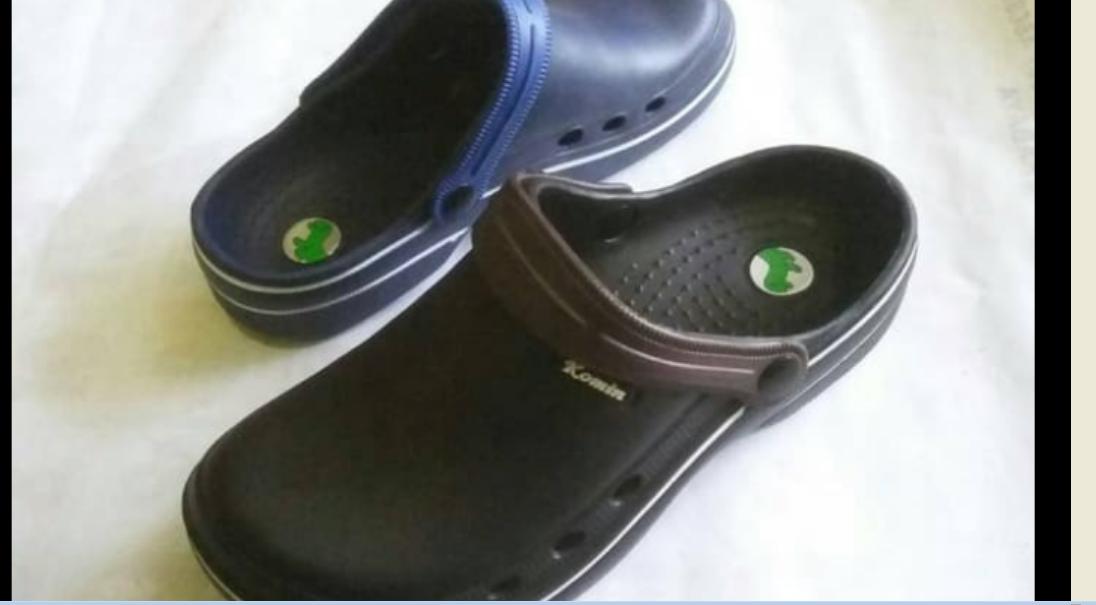 sepatu sandal model crocs KOMIN K-023 // sandal karet pylon pria