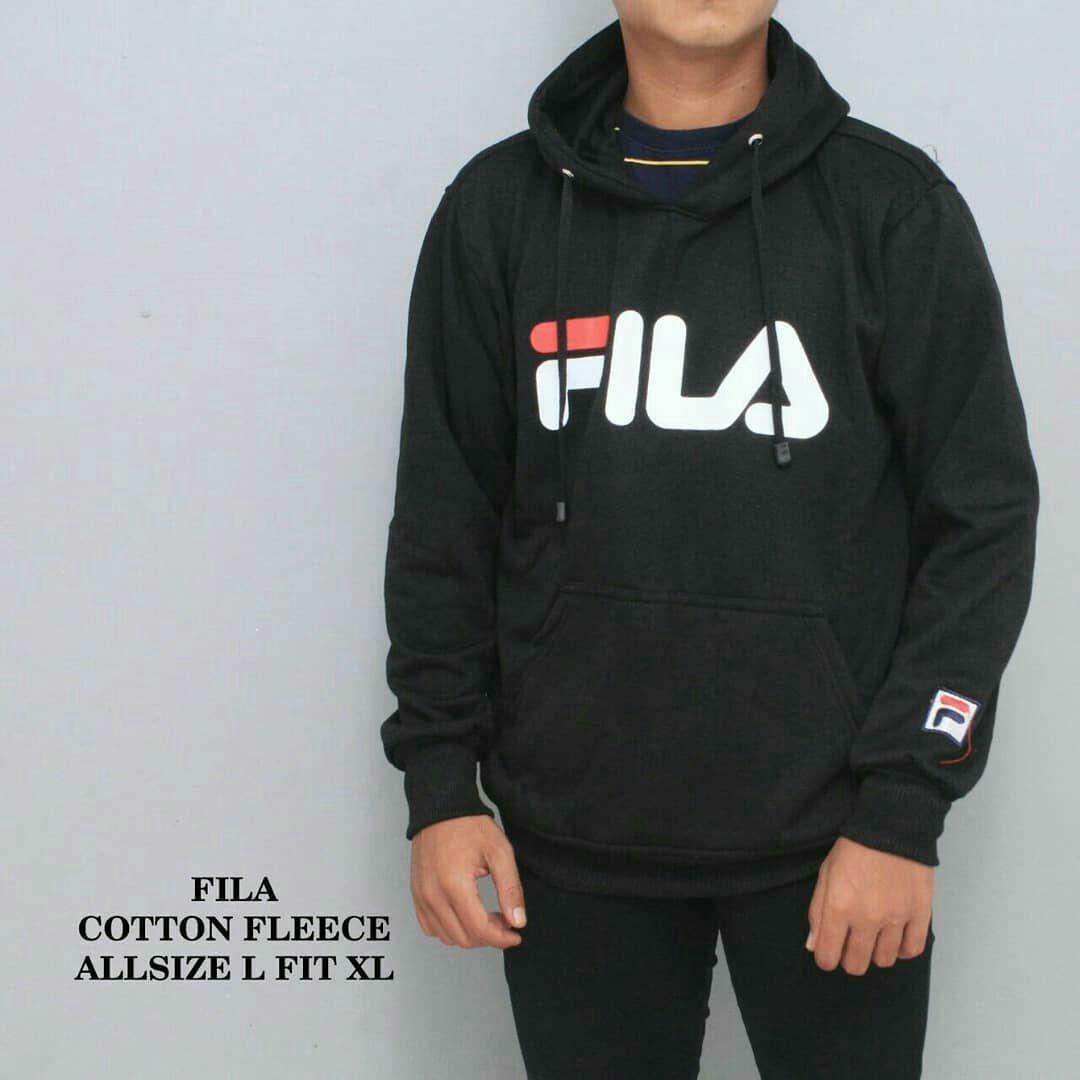 Jaket Sweater Fila hitam