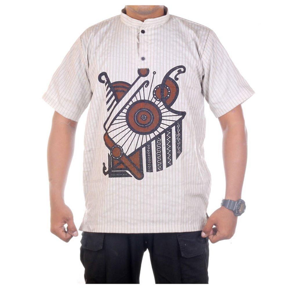 baju koko pria lengan pendek bahan eksklusif JB Al Madani3