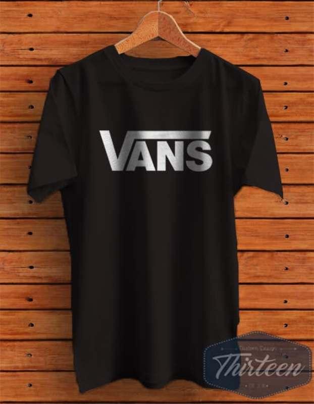 Kaos Original Baju Vans 2 Kualitas Distro - Hitam
