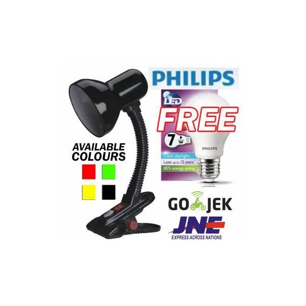 Termurah Unik Lampu Meja Lampu Belajar Lampu Jepit Desk Light Type LM 212 Berkualitas