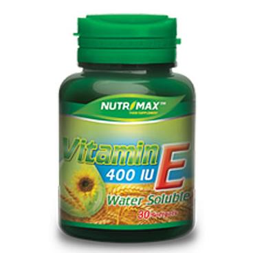 Nutrimax Vitamin E 400 IU Water Soluble 30S-Suplemen Makanan, Multivitamin