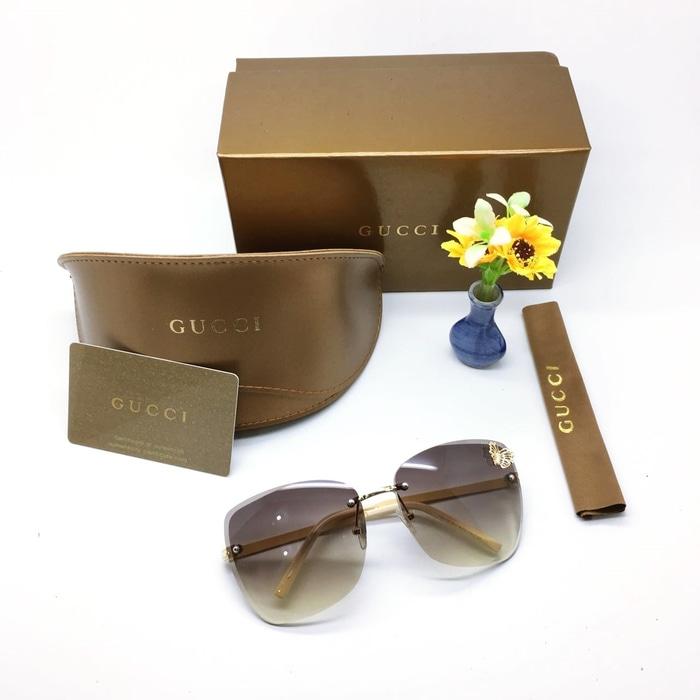 Kacamata / Sunglass Wanita Gucci M-82118 Fullset + Cairan Pembersih