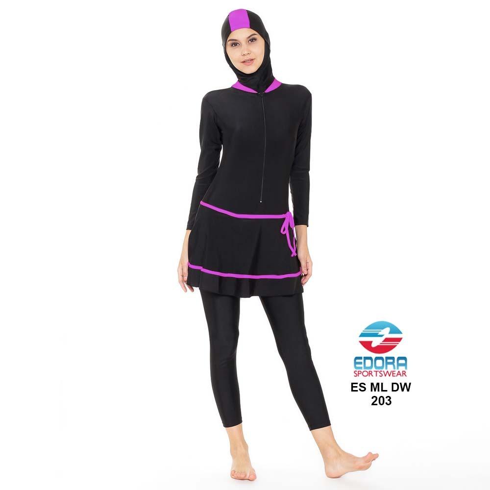 Edora Baju Renang Muslim dan Muslimah Wanita Dewasa ES ML DW