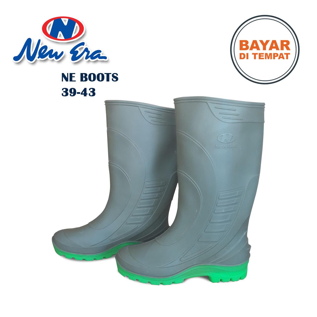 Amelia Olshop - Sepatu NE Boots New Era 39-43 / Sepatu Boots Pria / Sepatu Pria / Sepatu Boot Karet