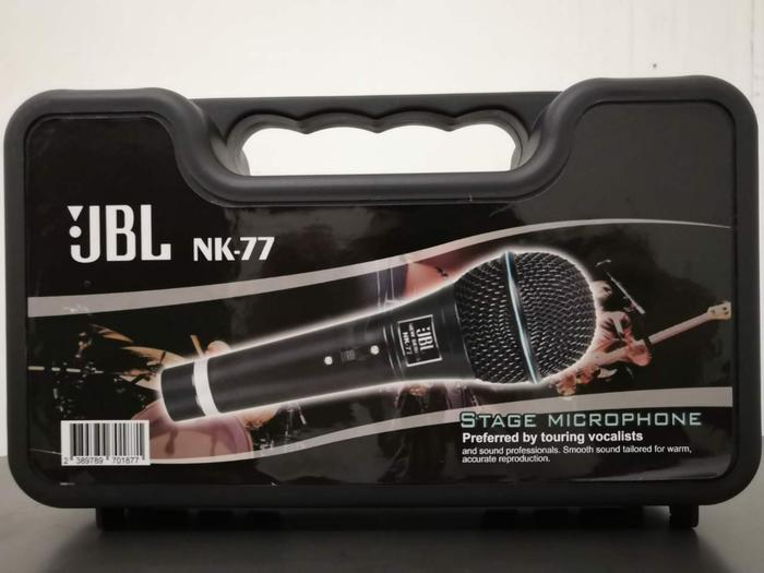 JBL Microphone Kabel NK-77 Super Body Besi -Hitam dilengkapi koper