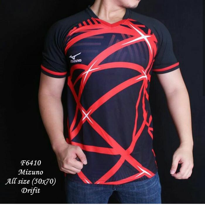 ASLI!!! Kaos Pria Gym Fitnes Mizuno Slim fit - 8jOEP8