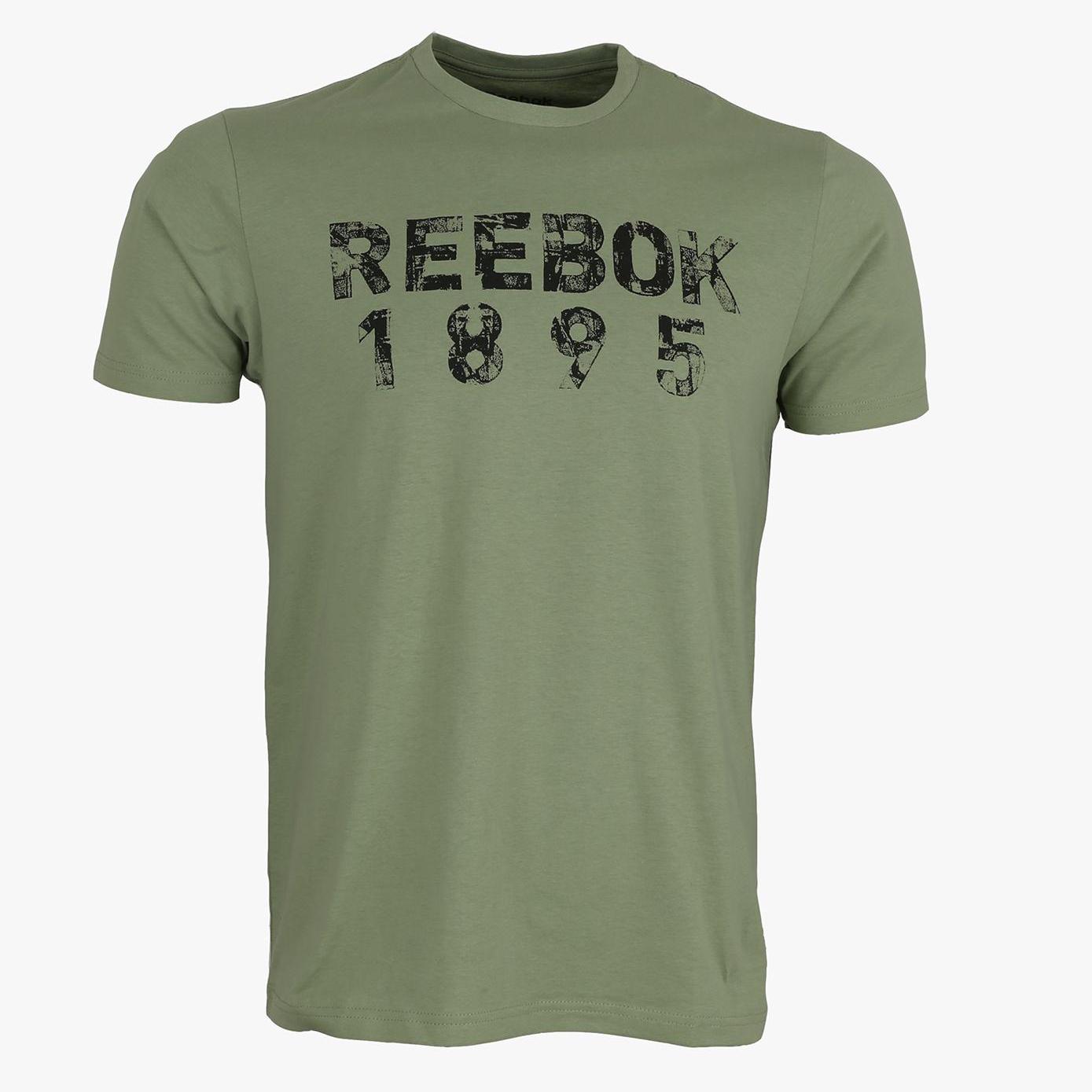 Sports & Outdoors Reebok Reebok RM Basic Men Graphic T Shirts Hijau