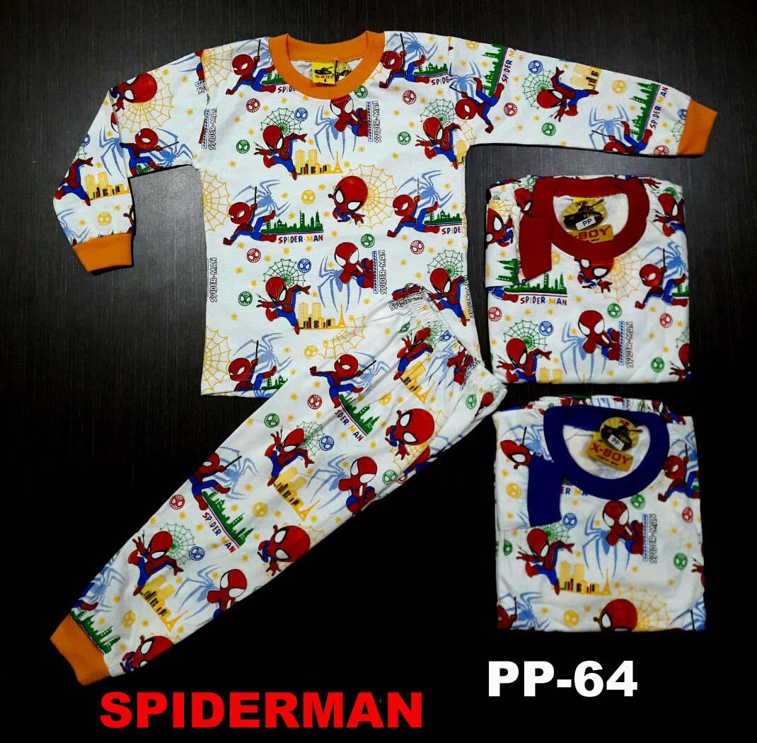 Baju Tidur Anak gambar SPIDERMAN ( PP-64 )