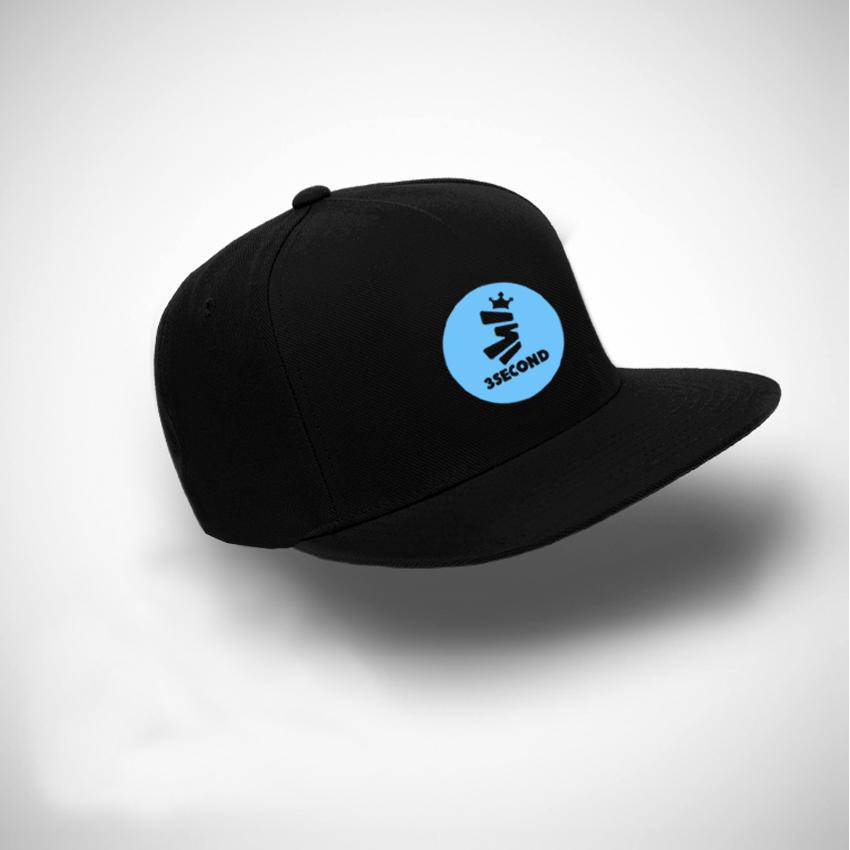 Brather Store Topi Snapback 3SECOND Circel Little Light Blue Premium