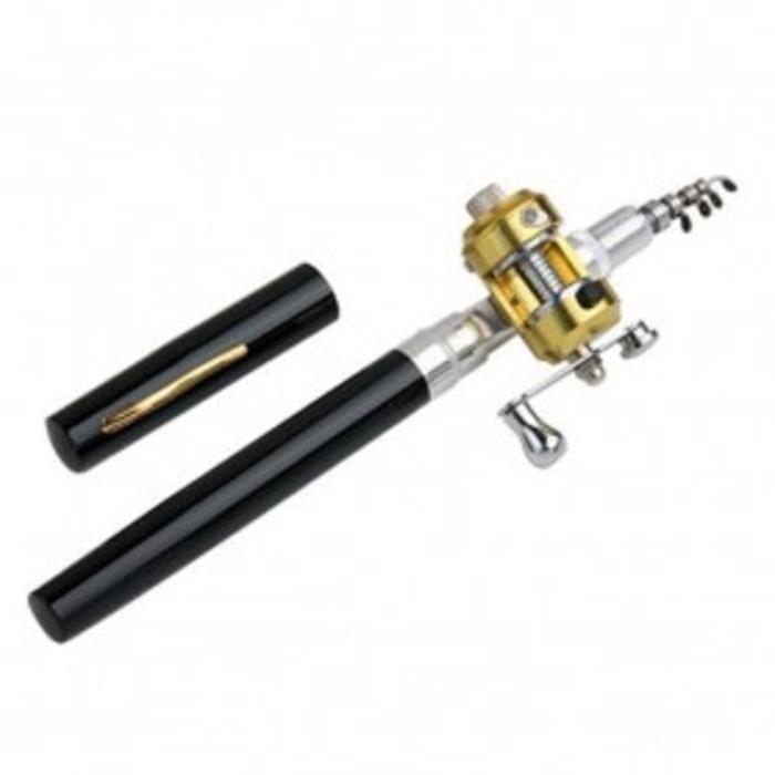 HARGA SPESIAL!!! Mini Portable pancingan Pen Fishing Rod Length 1 M Pancing joran Pena - aw5P1r