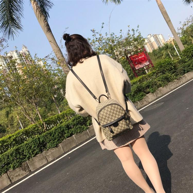 Korea Fashion Style Perempuan Baru Bahu Tas Punggung Kecil Mini Tas Ransel (Warna Gambar Utama Ukuran Sedang)
