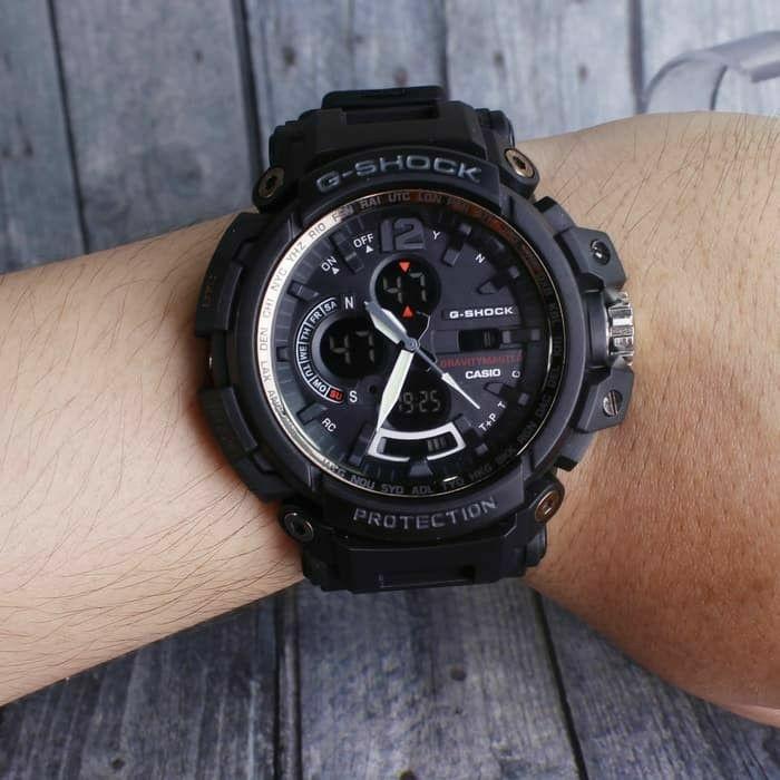 DISKON AKHIR TAHUN! PALING LAKU ... G Shock Casio GA110 Black Gold Hitam Emas . Jam Tangan Dual