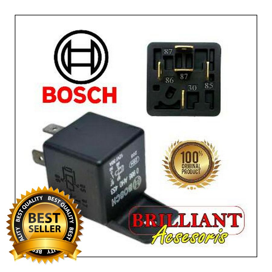Relay Bosch 12V kaki 5 Original