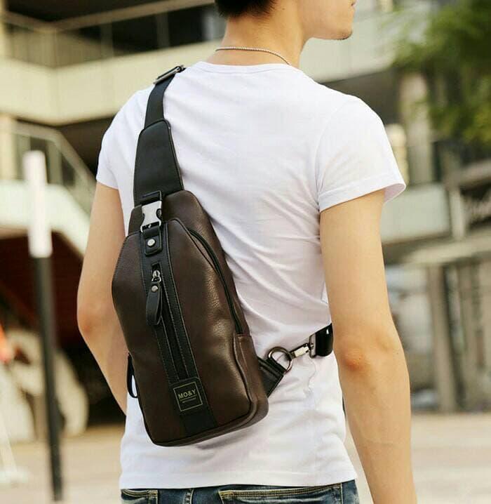 HOT Tas Selempang Slempang Pria wanita amry bag import impor -MOY- - Hitam - Kami Menjual Juga Tas Selempang Pria Murah Kulit Asli / Tas Selempang Pria Waist Bag Sling Bag Branded Original Kecil Eiger Consina Kanvas Polo Army Bodypack Anti Air Terbaru