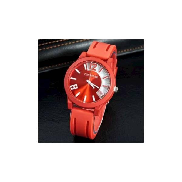 Jam Tangan Wanita / Cewek Murah Converse SK334 Rubber Red