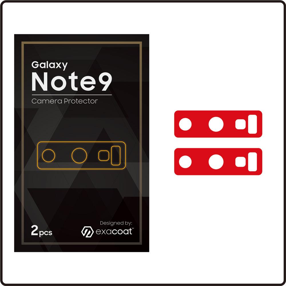 Exacoat Samsung Galaxy Note9 / Note 9 Camera Protector - Red (2pcs)