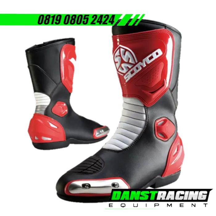 Sepatu balap roadrace scoyco mbt004 not alpinestar,speed,sidi,dainese