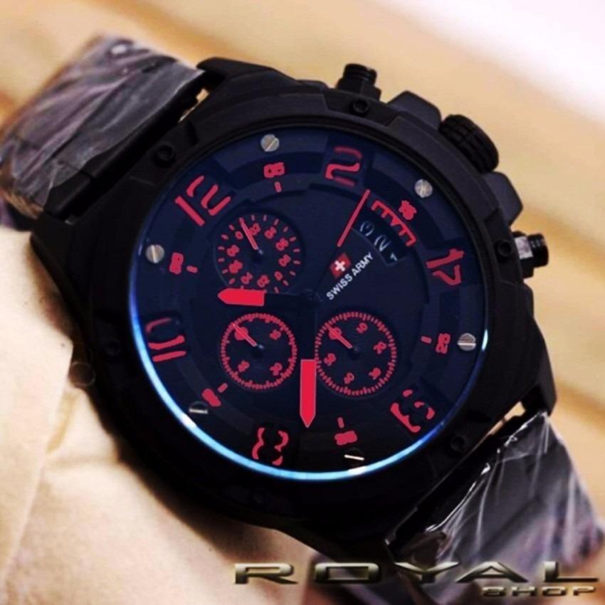 Jam Tangan Pria Swis Army Hitam SA-7980