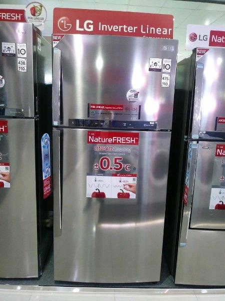 LG Kulkas Dua Pintu GC-H502HLHN Digital - 178cm