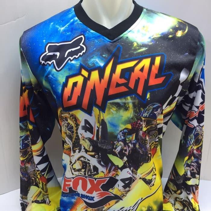kaos motor cross -baju motor cross Oneal baru