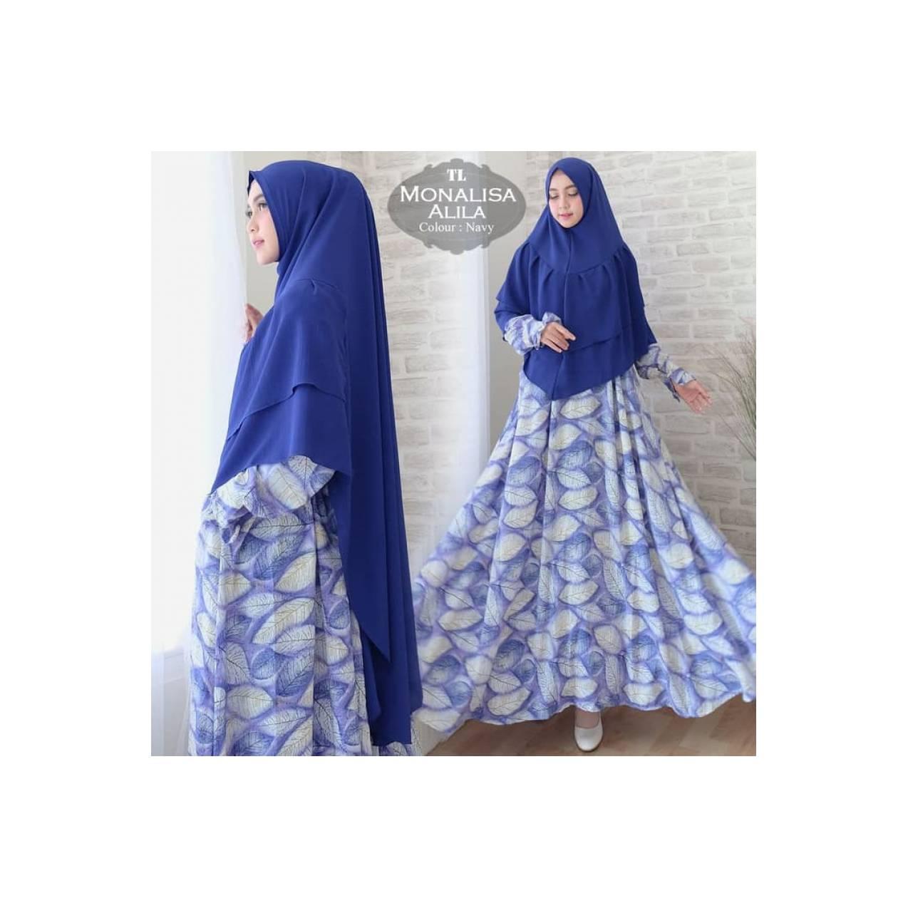 LT- Tk Syar'i Monalisa Alila Navy+