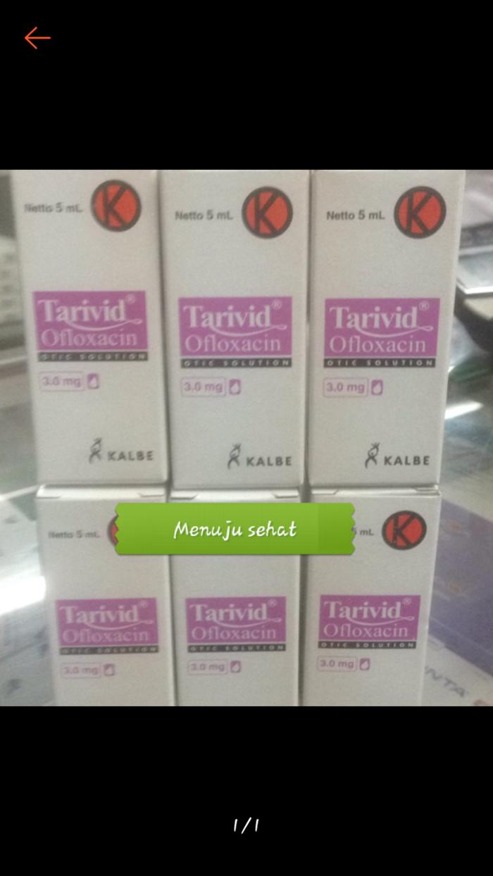 Obat tetes telinga/Box 1 botol