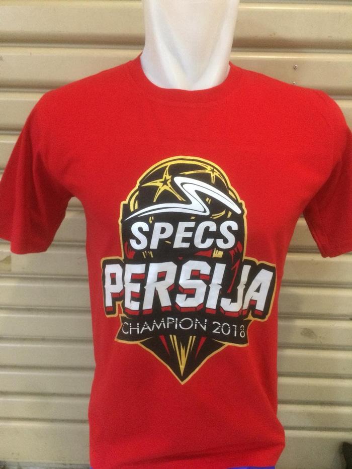 Kaos baju Spandek Distro Specs PErsija Jakarta Jakmania Champion 2018