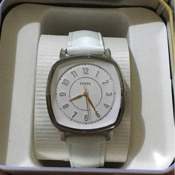 Jual Jam Fossil Original Idealist White Chalk