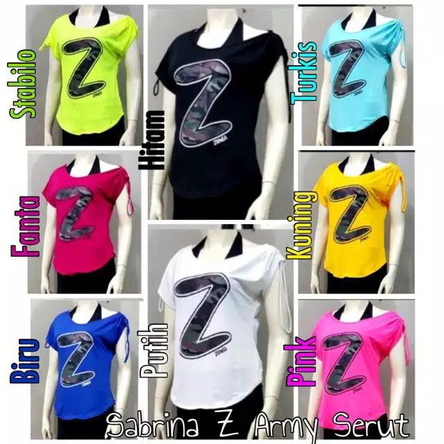Atasan baju zumba/warna rendom/bisa bayar di tempat
