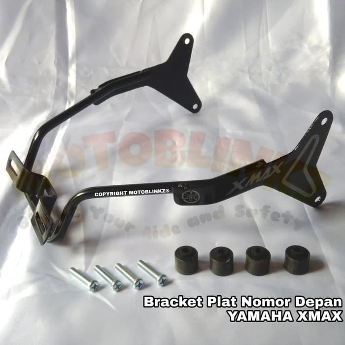 Dudukan Bracket Breket Plat Nomor Depan Aerox 155 Xmax - ready stock