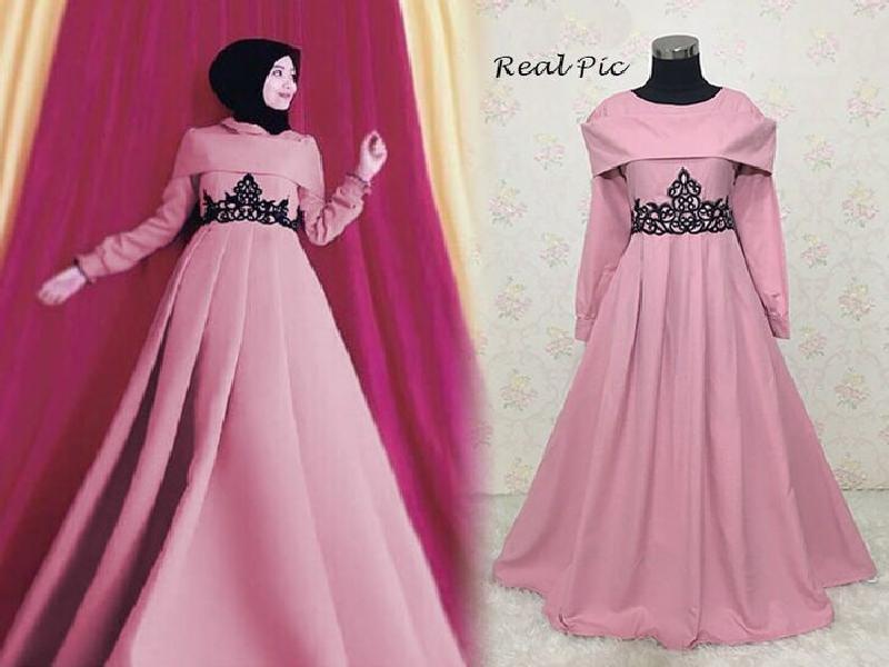 119378 GAMIS PESTA NIARA PINK