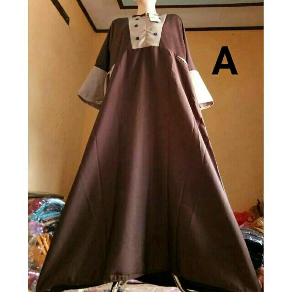 GRATIS ONGKIR REAL PICT GAMIS BALOTELLY BUSUI SEMI UMBRELLA