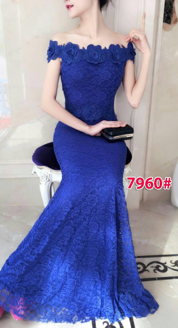 7960# baju pesta import / gaun pesta import / baju pesta brokat / longdress fashion import / gaunpanjang