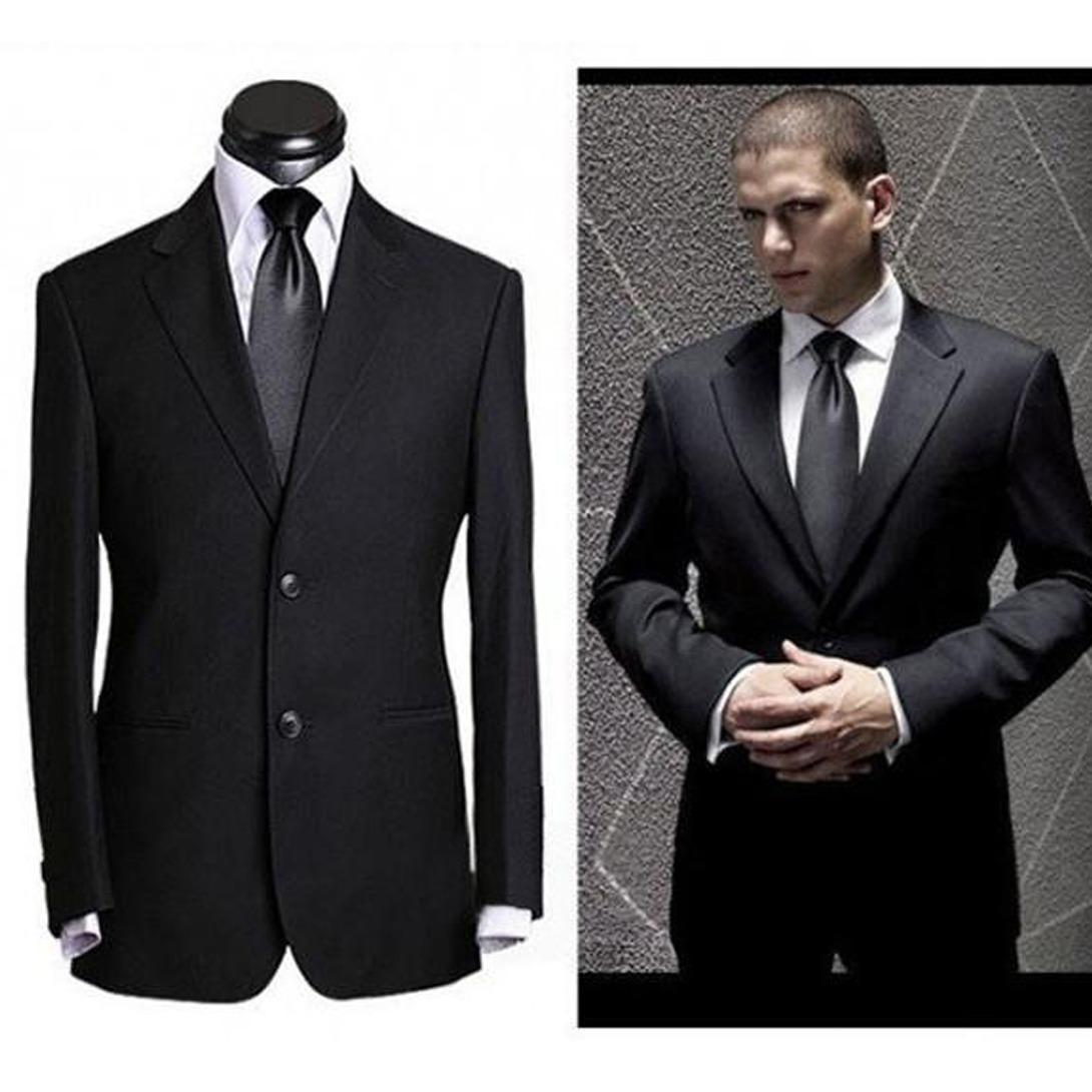 Folkstore - Jas Pria Minimalis Design - Jas Kantor - Jas Pesta - Jas Hitam