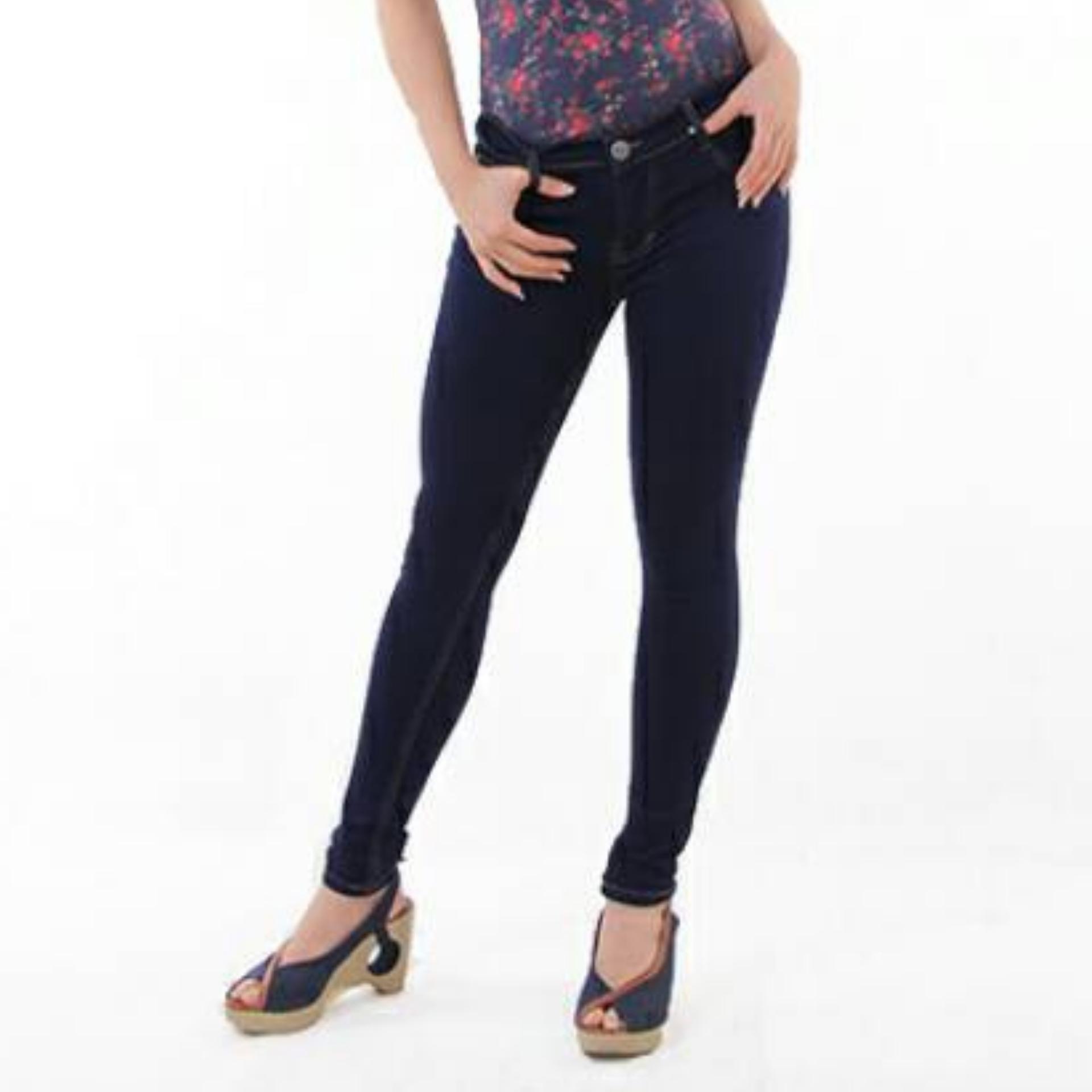 Master Jeans Celana wanita skinny- Hitam size 27-34