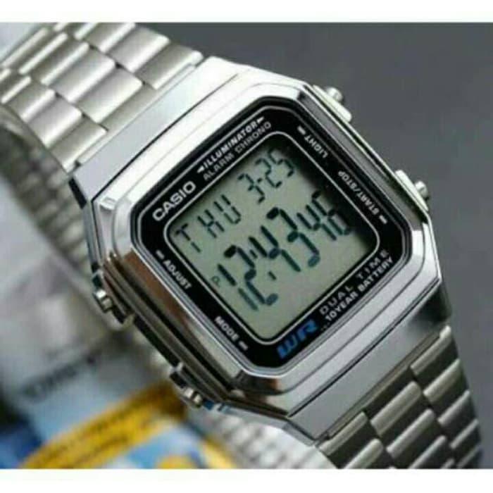Jam Tangan Wanita Casio Original Futurist A-178WA-1A