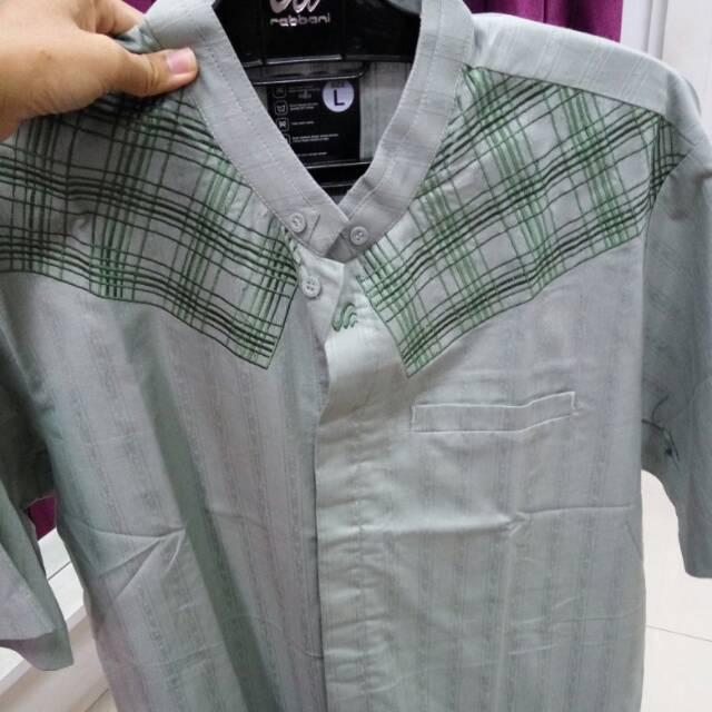 Rabbaniproke Baju Kemeja Koko Rabbani Dewasa Baju Taqwa Lengan Pendek