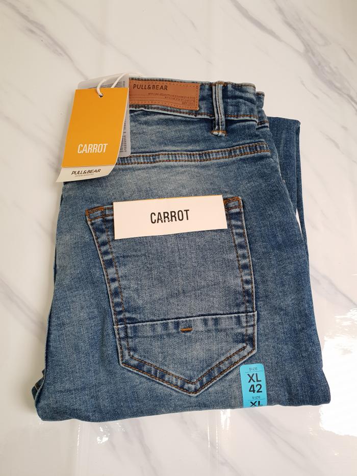 Celana Ripped Jeans PB Original Carrot Fit Not Levis Zara HNM Bape