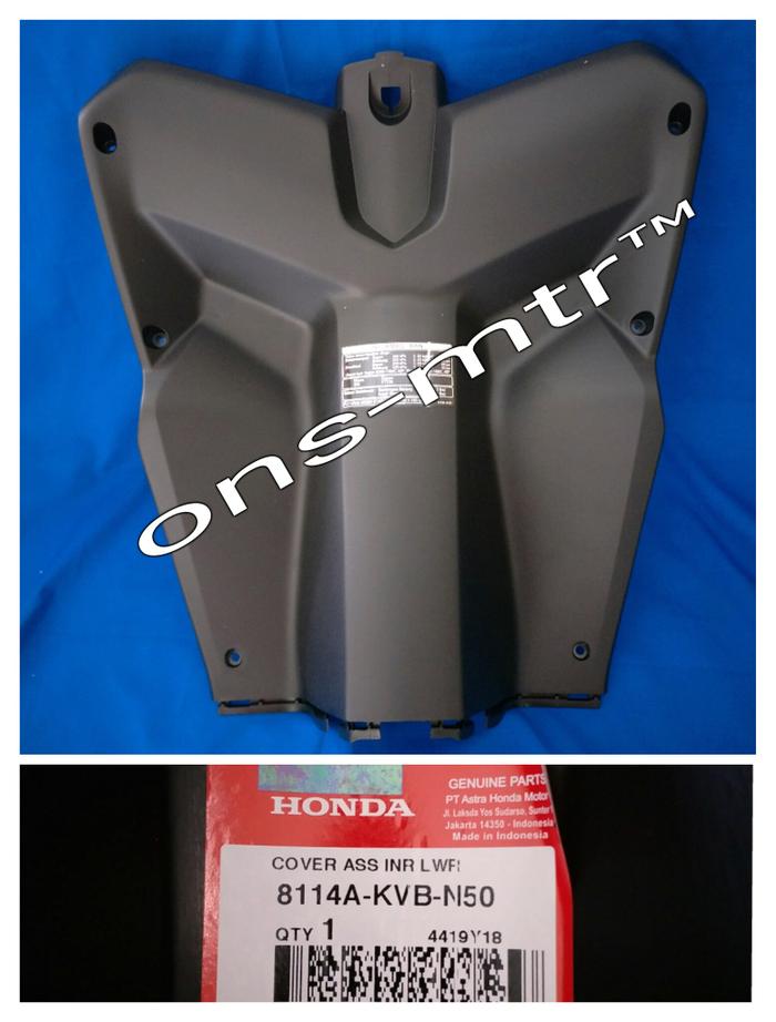 Aksesoris motor nmax/Aksesoris motor vario 150/Aksesoris motor beat/Aksesoris motor vario 125/Aksesoris motor yamaha nmax/Aksesoris motor vixion Cover dek kantong vario techno/cbs 110 karbu 2009-2012 original honda