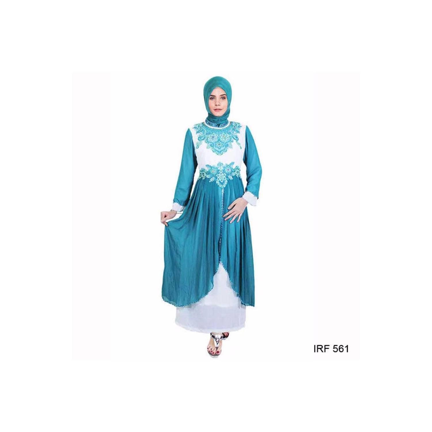 jual Baju Gamis Glamor Mewah Bahan Sifon