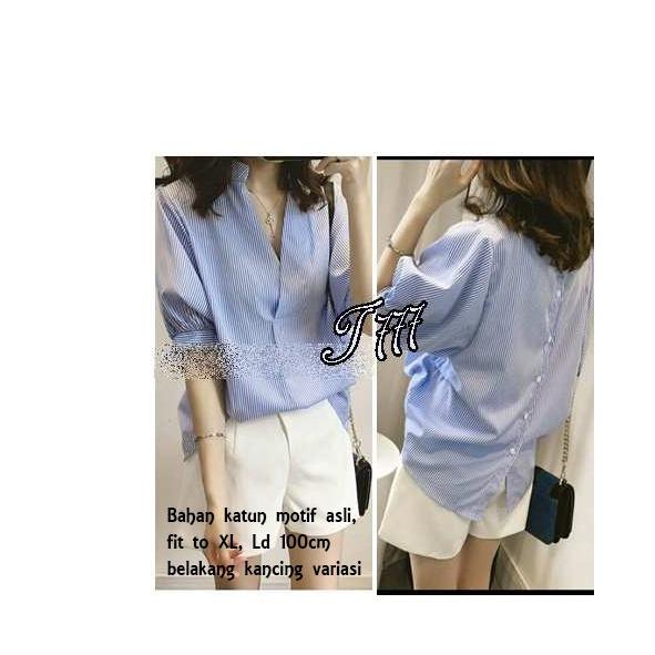 Premierfashionstore Atasan Wanita / Blouse / Kemeja / Tops / Sabrina - Salur