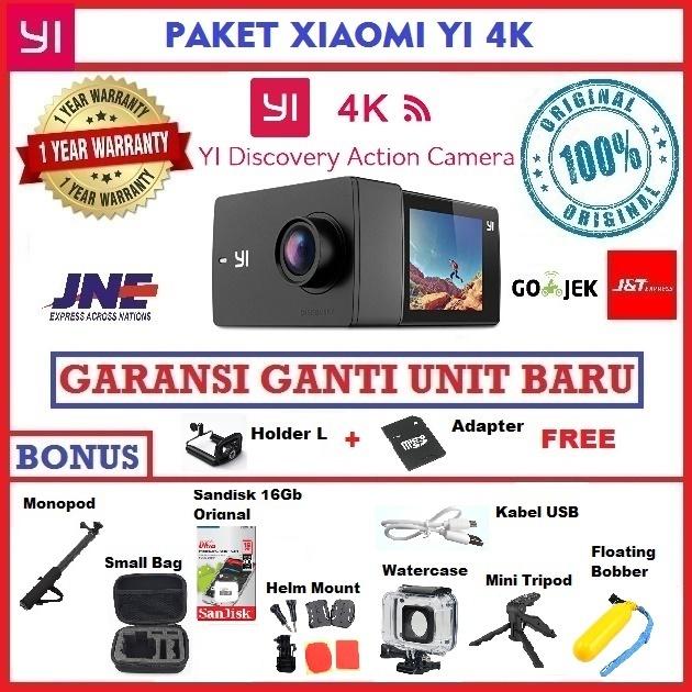 Xiaomi Yi 4k Discovery Original Paket Lengkap